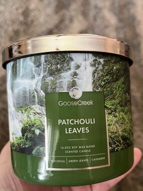 Patchouli Leaves Scented Candle Goose Creek